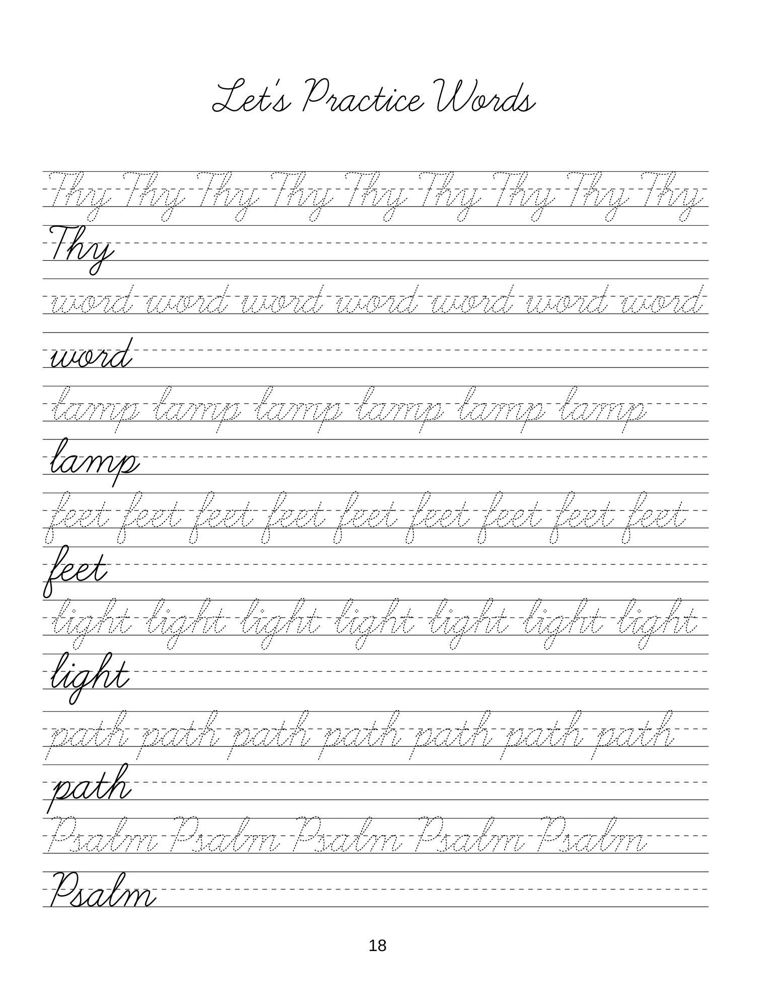 Bible Cursive Handwriting: Alphabet, Words, Verses for Ages 8+