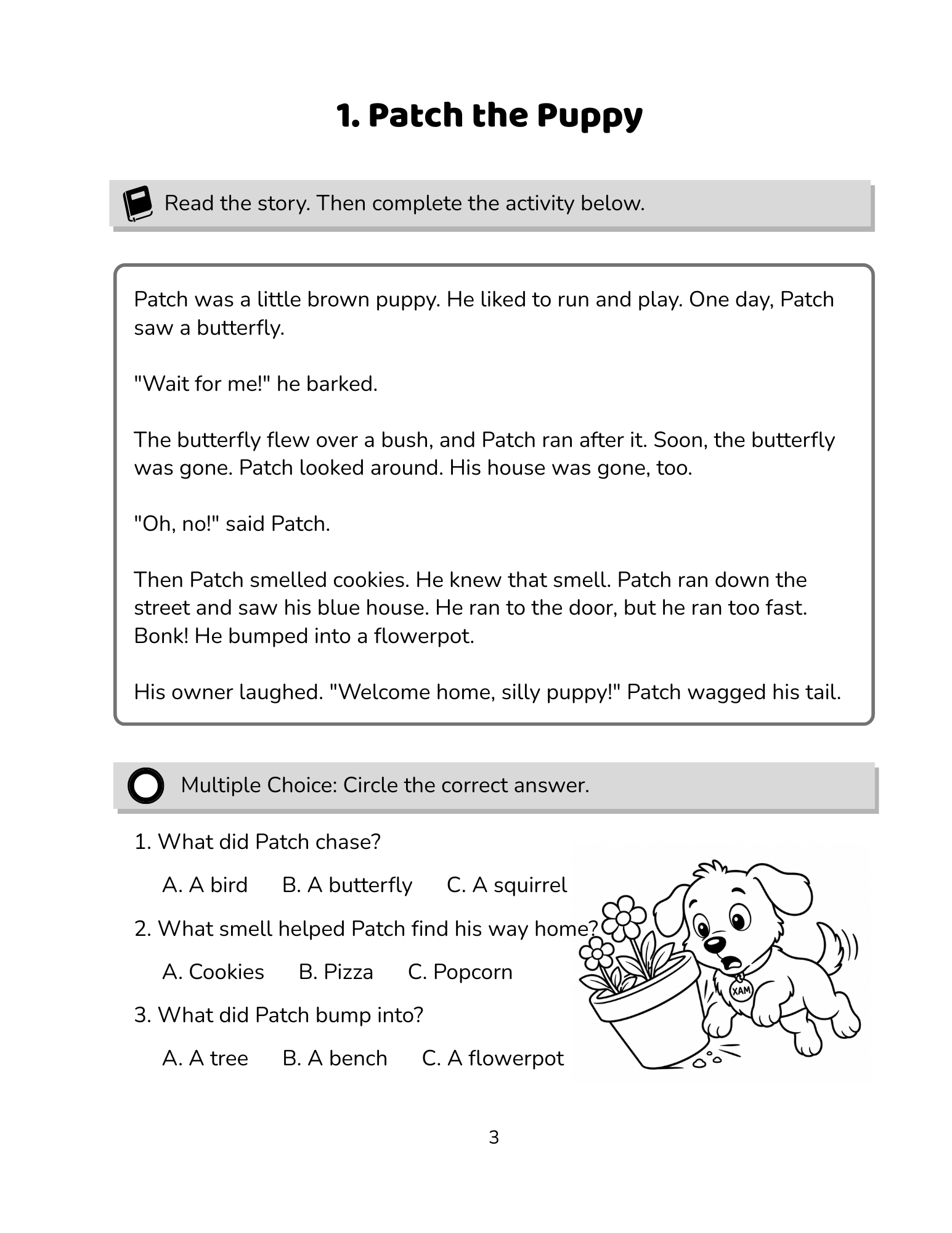 Read. Think. Understand. Short Stories and Activities for Grade 1
