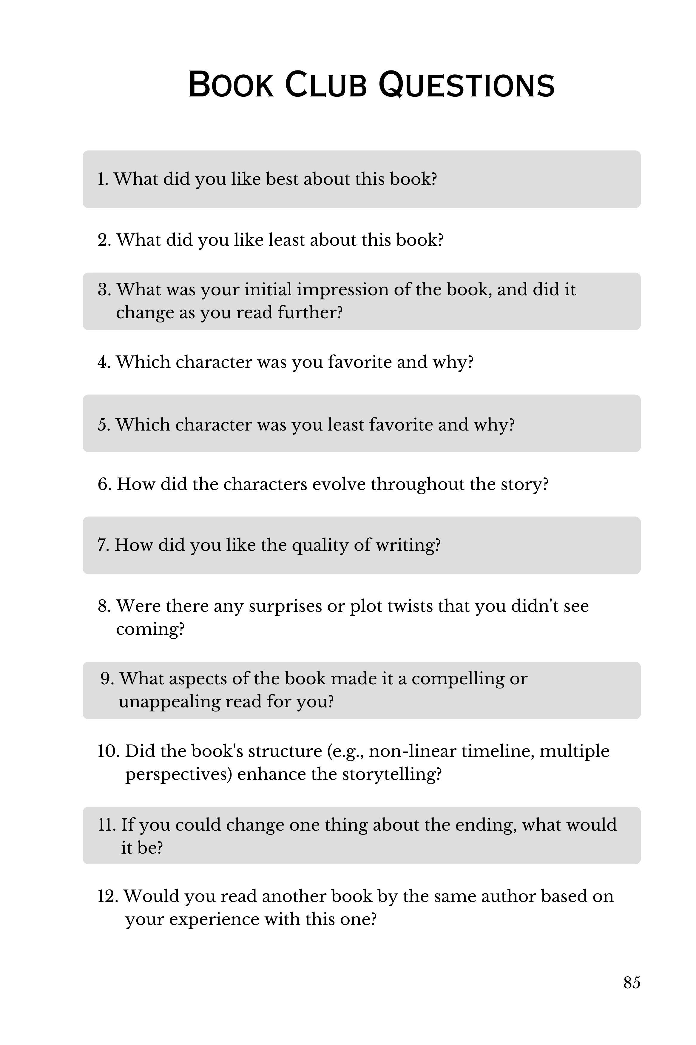 Reading Journal for Book Lovers