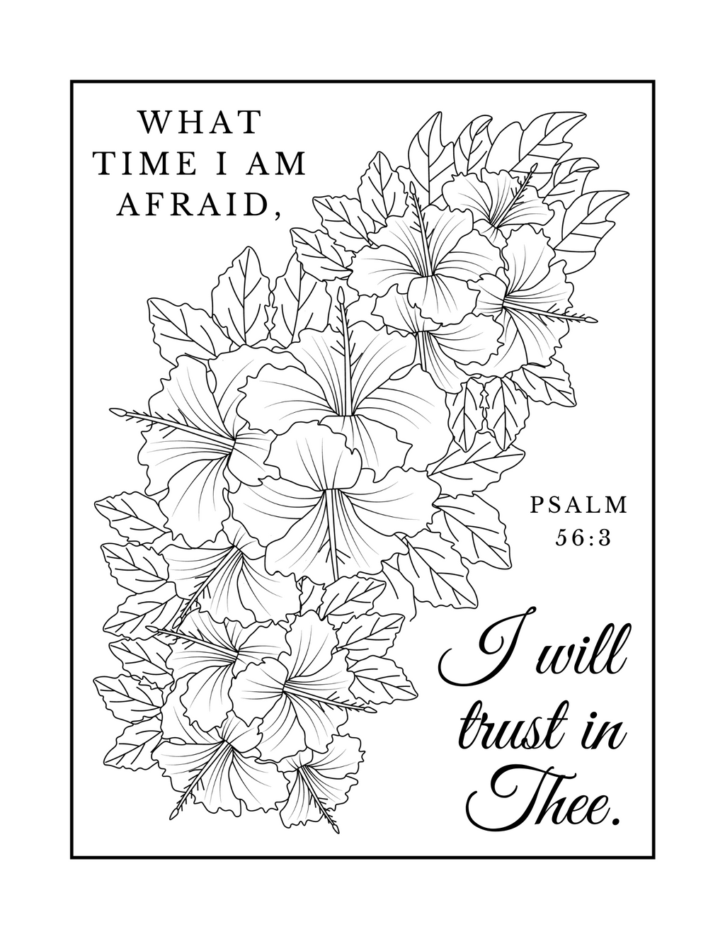 Bible Coloring Book for Adults: Psalms