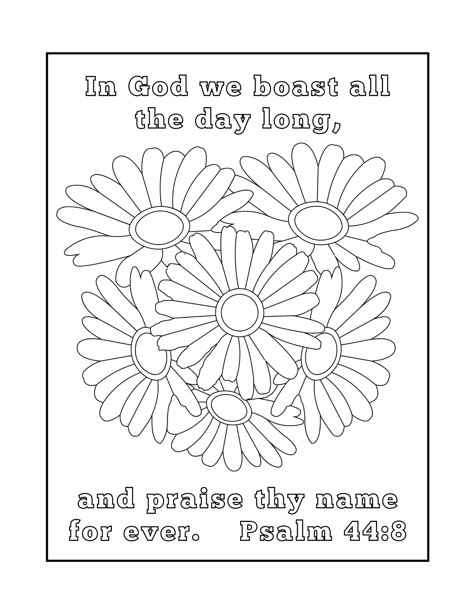 Bible Coloring Book for Adults: Psalms