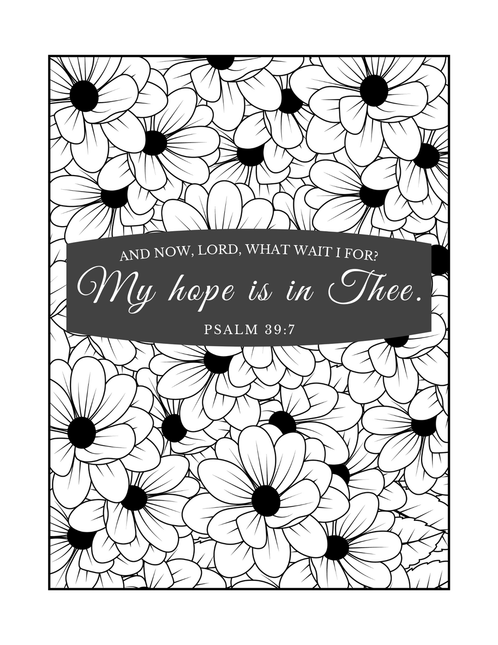 Bible Coloring Book for Adults: Psalms