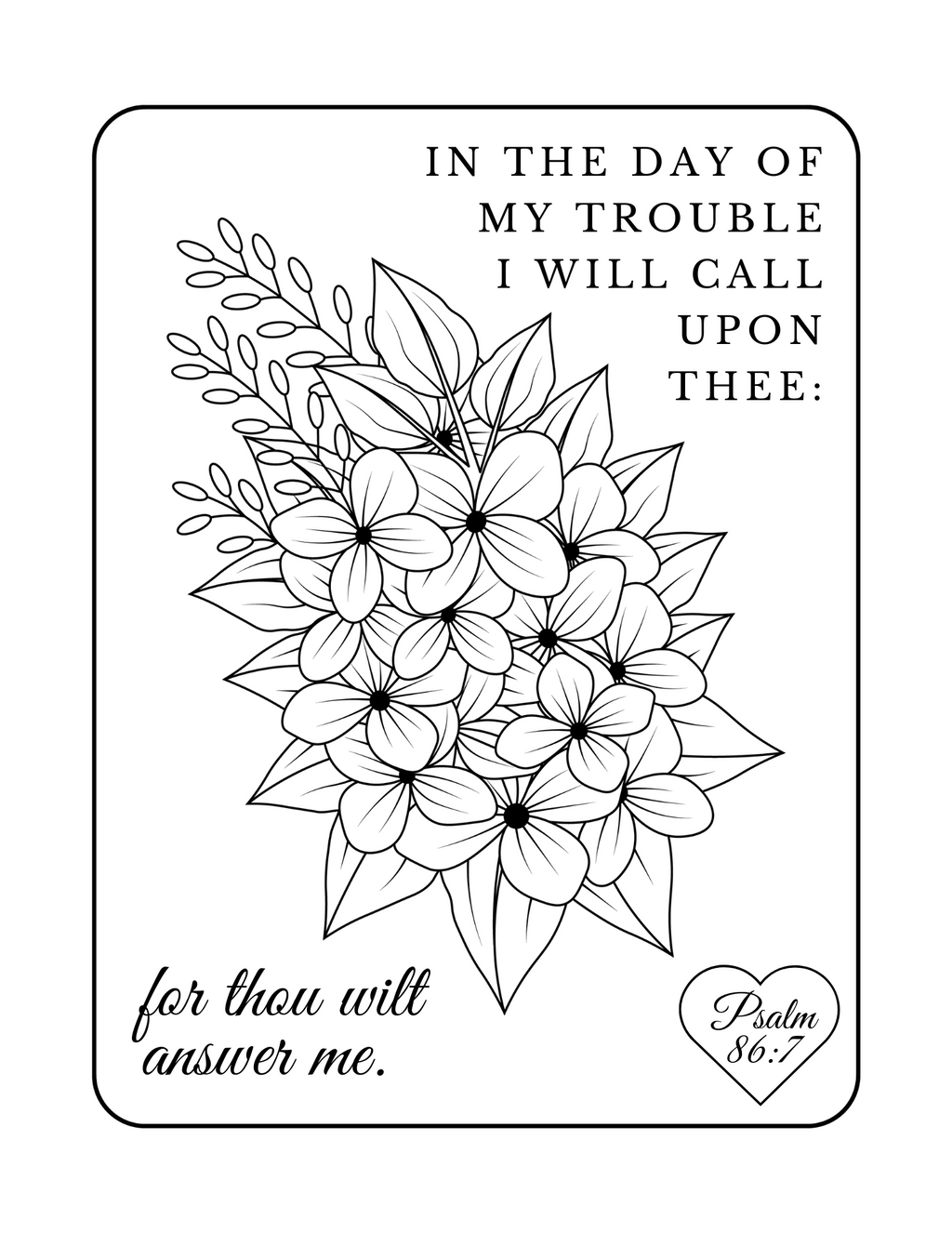 Bible Coloring Book for Adults: Psalms