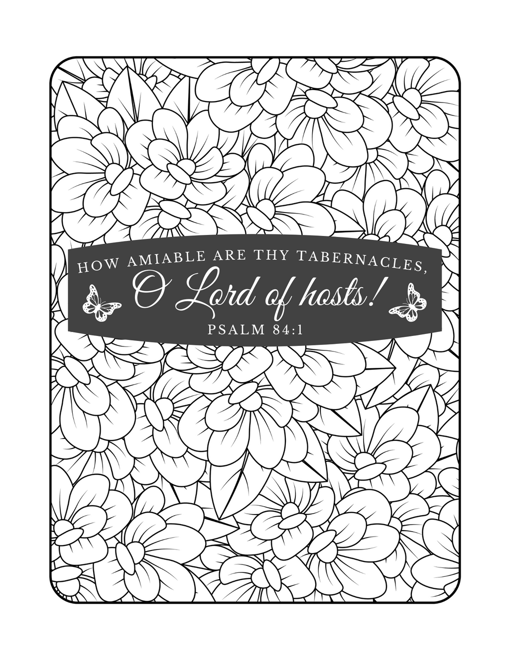 Bible Coloring Book for Adults: Psalms