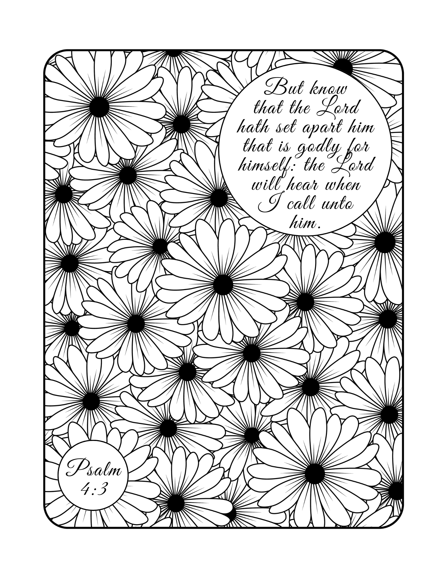 Bible Coloring Book for Adults: Psalms