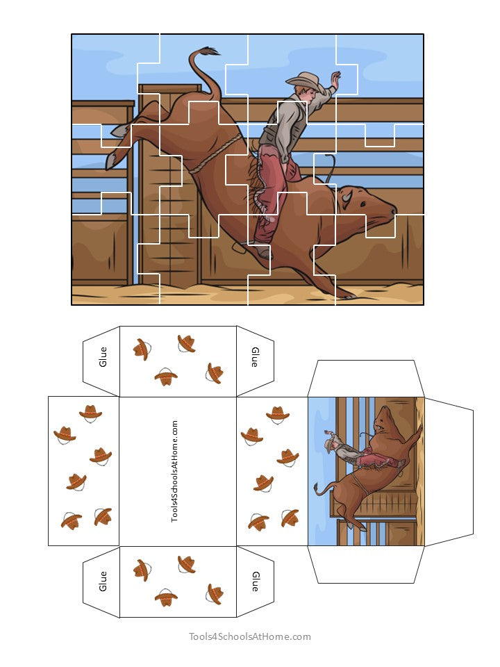 Cowboys Jigsaw Puzzles & Crafts