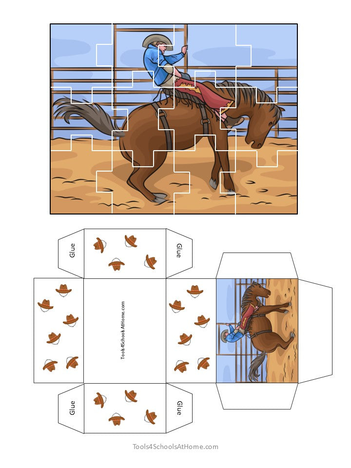 Cowboys Jigsaw Puzzles & Crafts