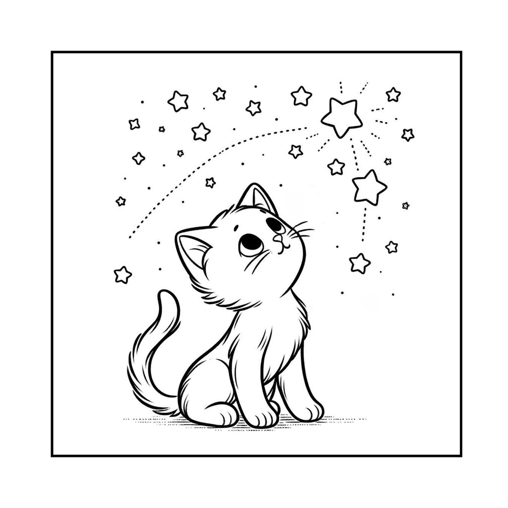 Cats & Kittens Coloring Book