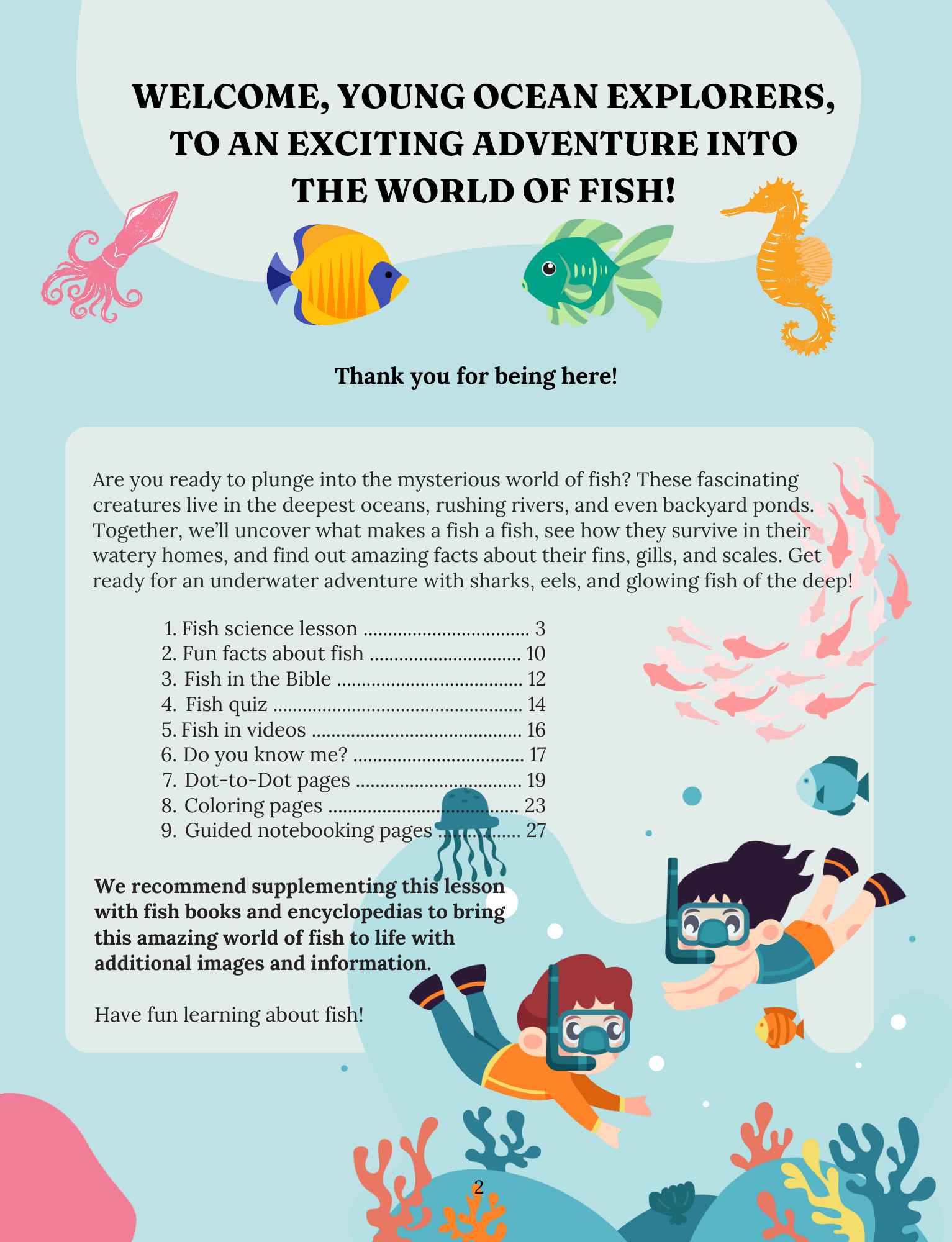 Fascinating Fish: The Aquatic Wonders