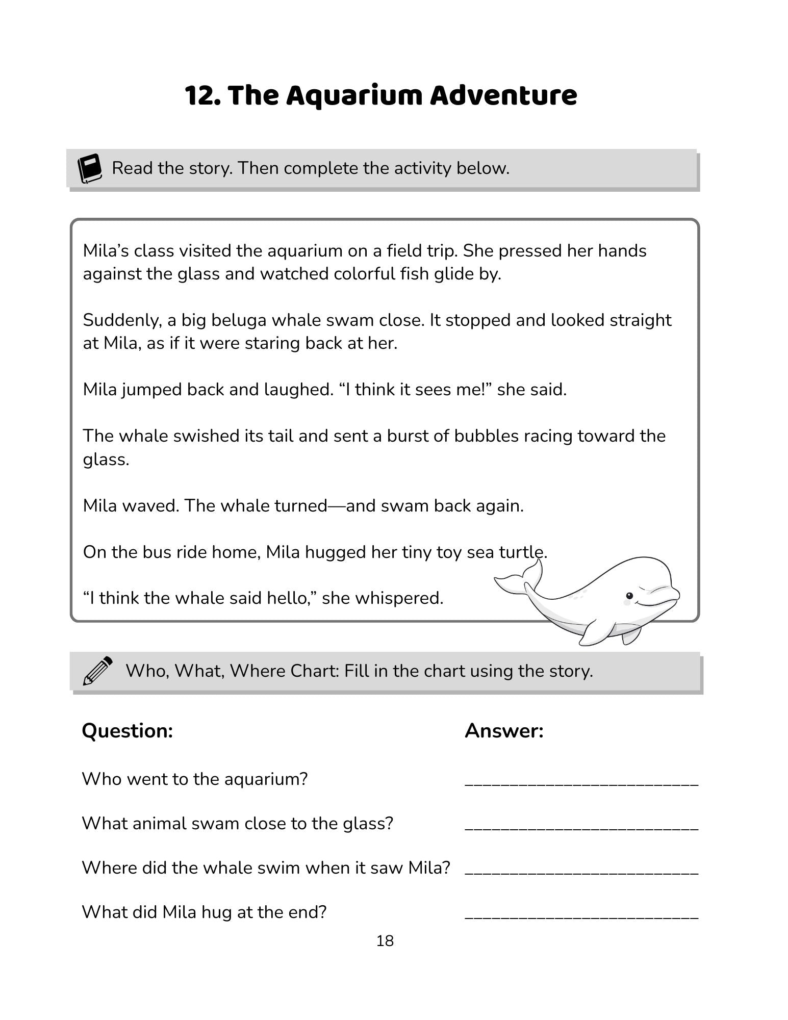 Read. Think. Understand. Short Stories and Activities for Grade 2