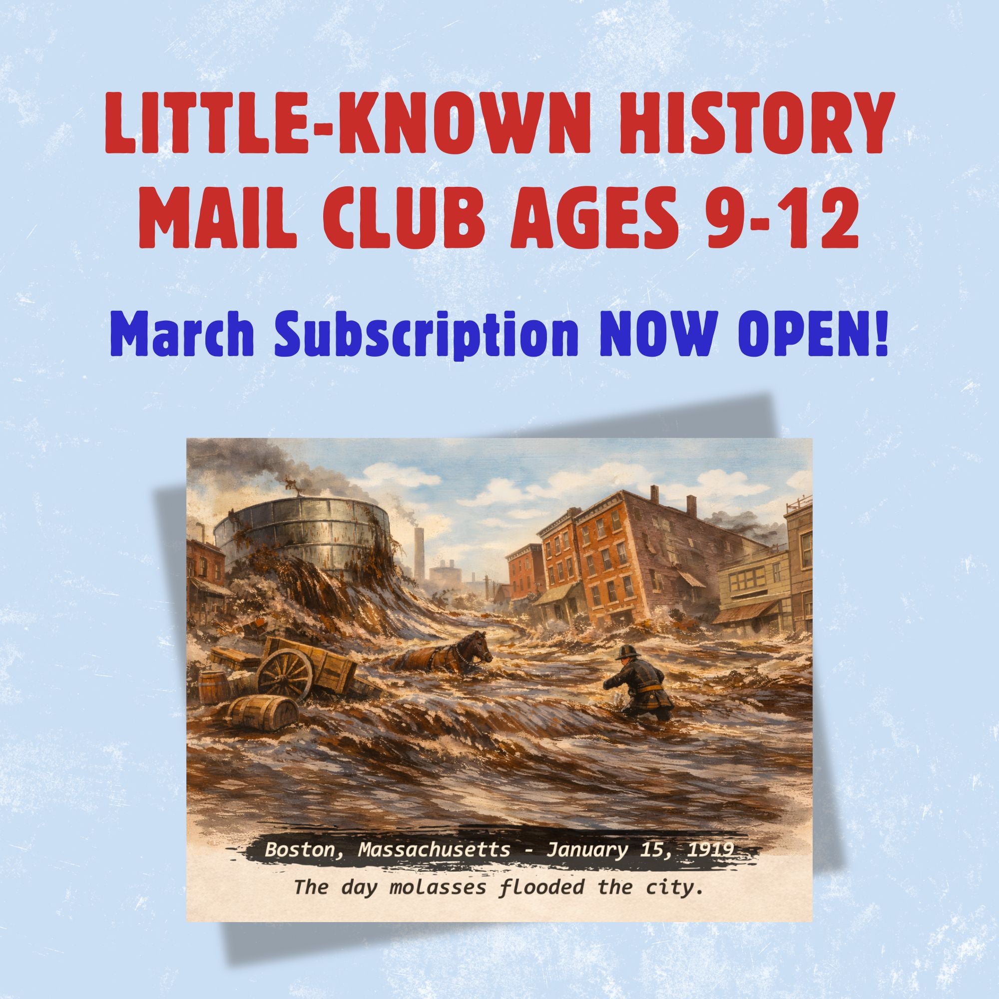 Little-Known History Mail CLUB Ages 9-12 SUBSCRIPTION
