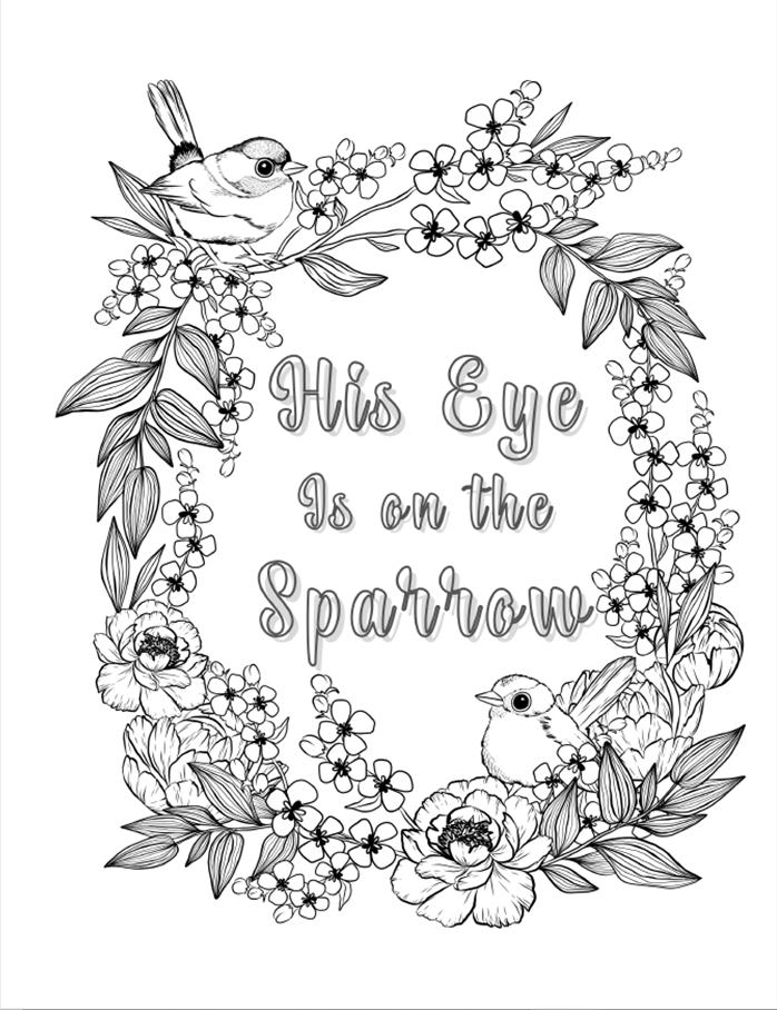 Christian Coloring Book: Hymns