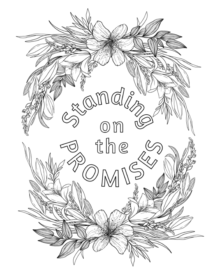 Christian Coloring Book: Hymns