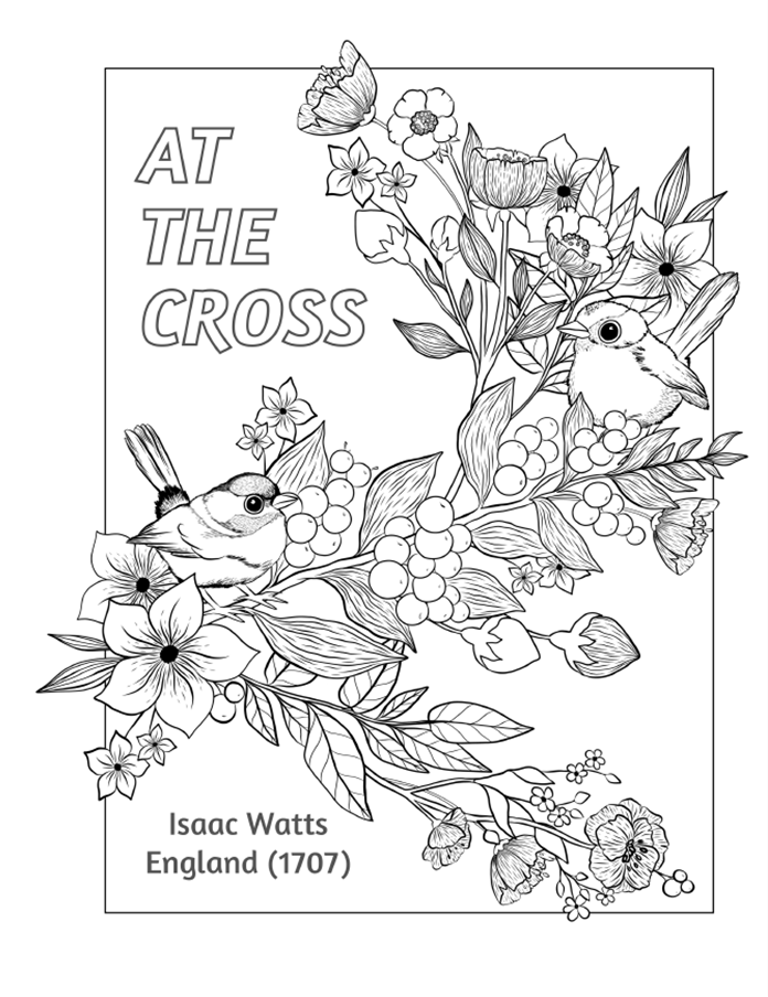 Christian Coloring Book: Hymns