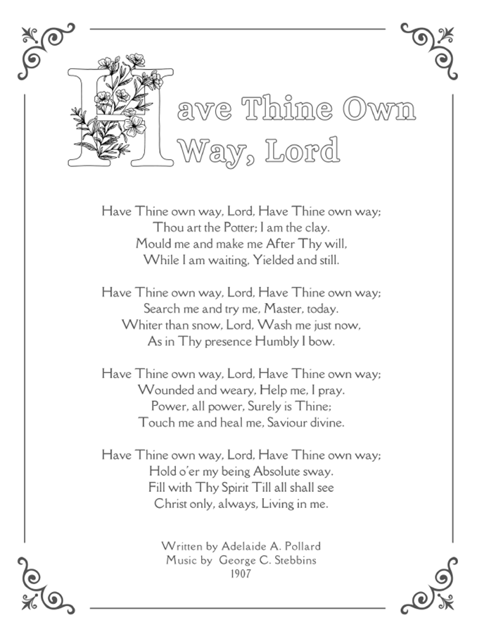 Christian Coloring Book: Hymns