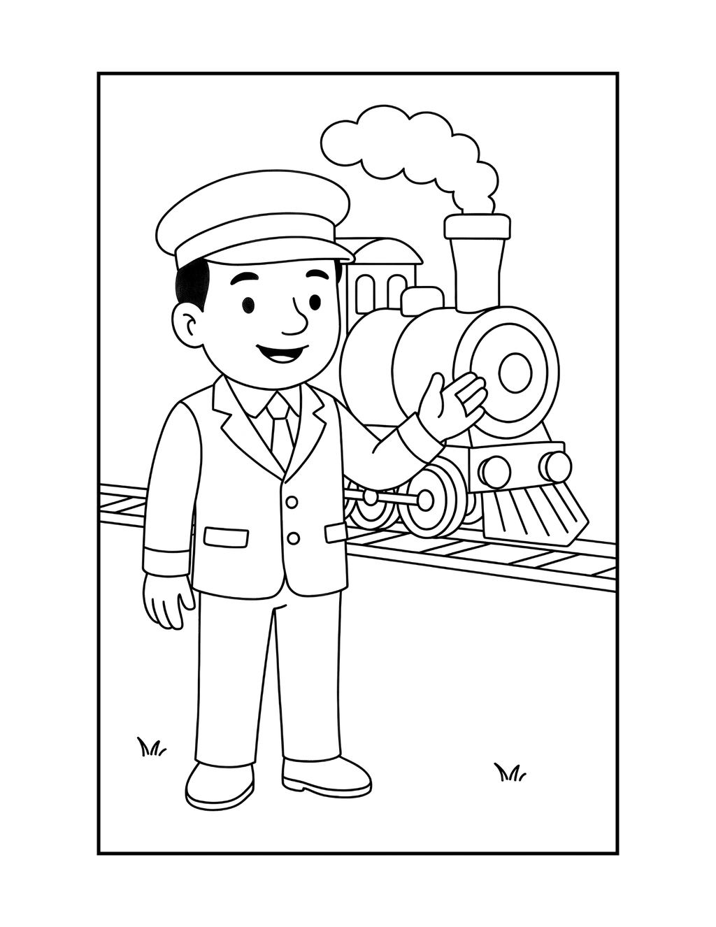 My First Big & Easy Coloring Book