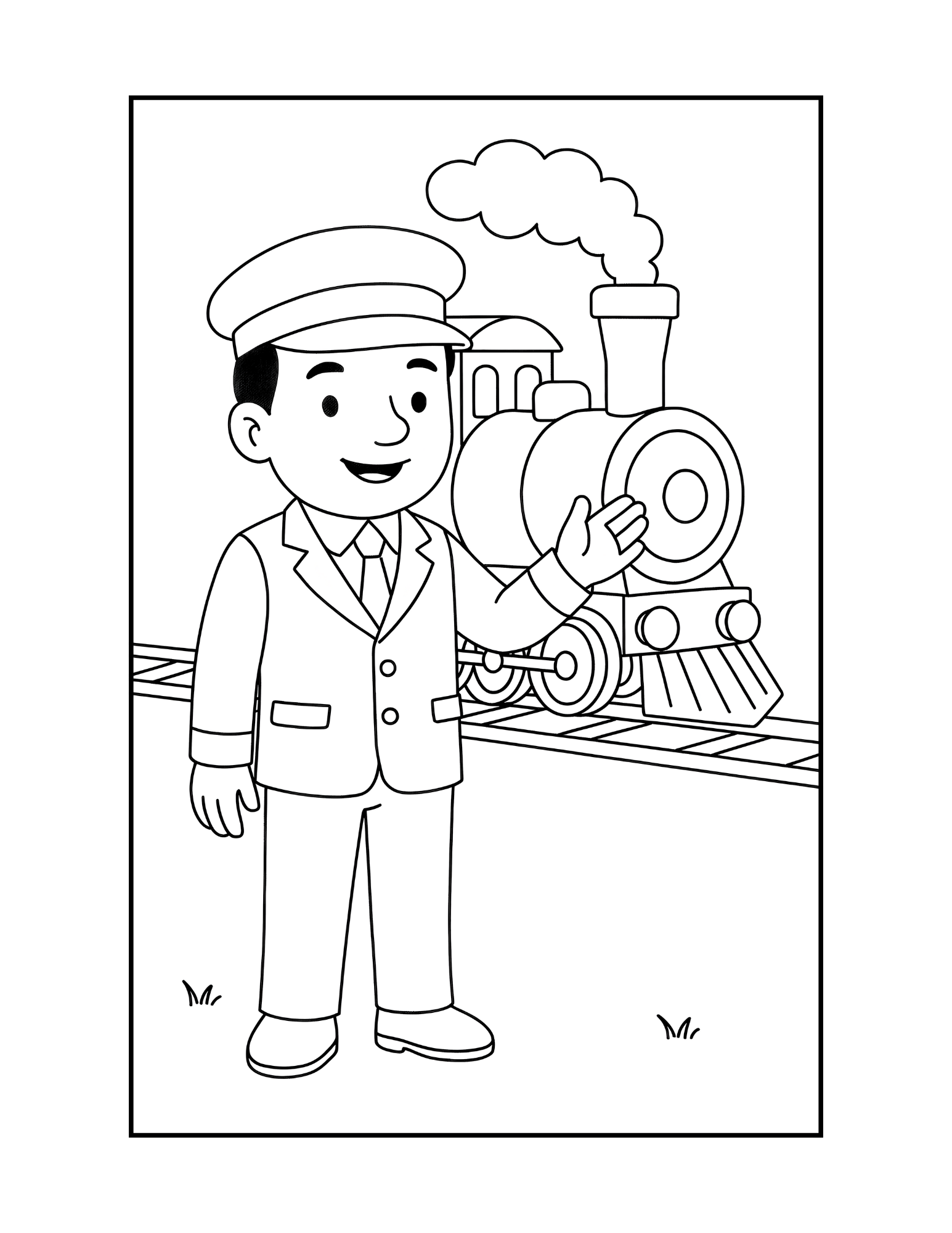My First Big & Easy Coloring Book
