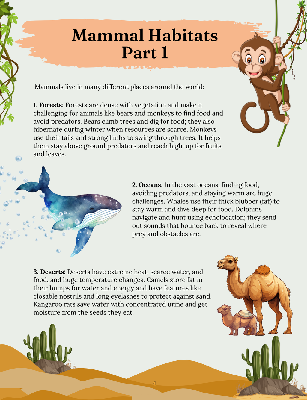 Marvelous Mammals: Our Furry Friends