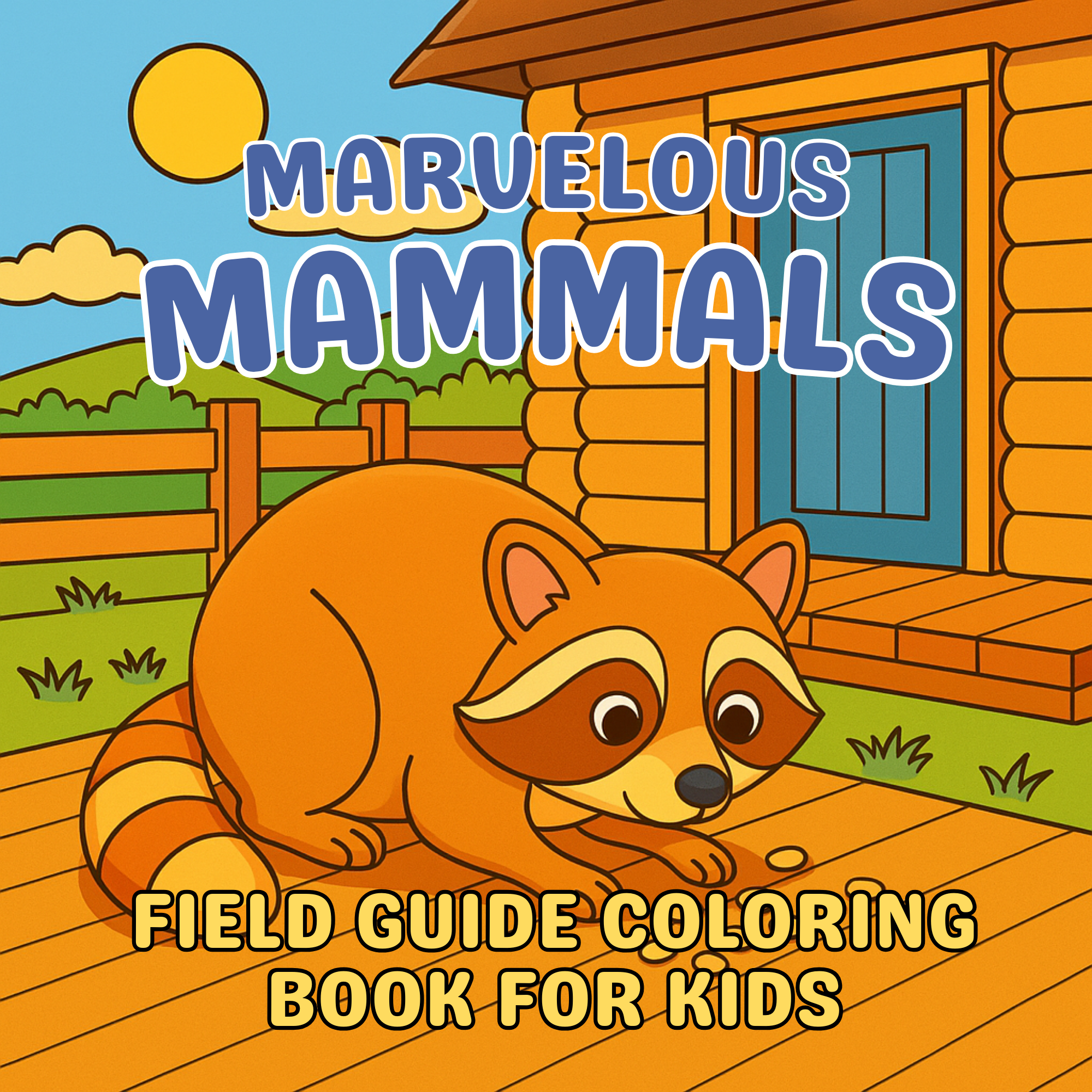 Marvelous Mammals: Field Guide Coloring Book for Kids