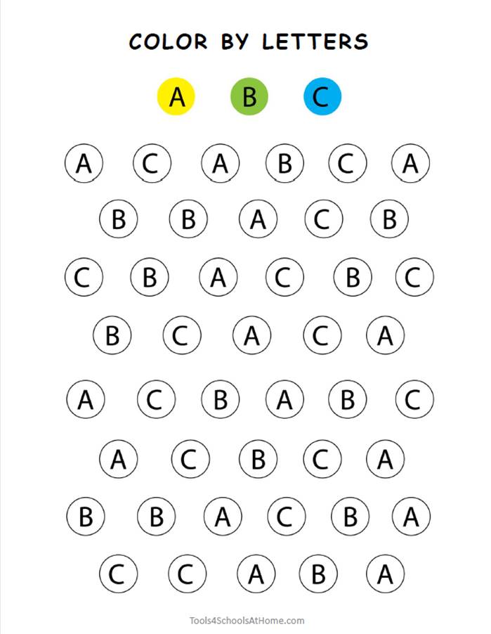 Preschool Coloring and Activity Book for Ages 3-4