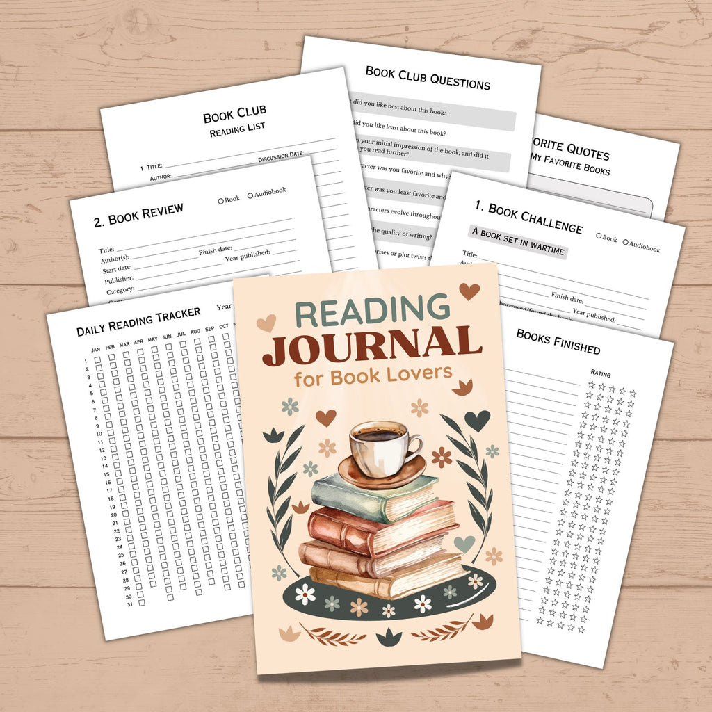 Reading Journal for Book Lovers