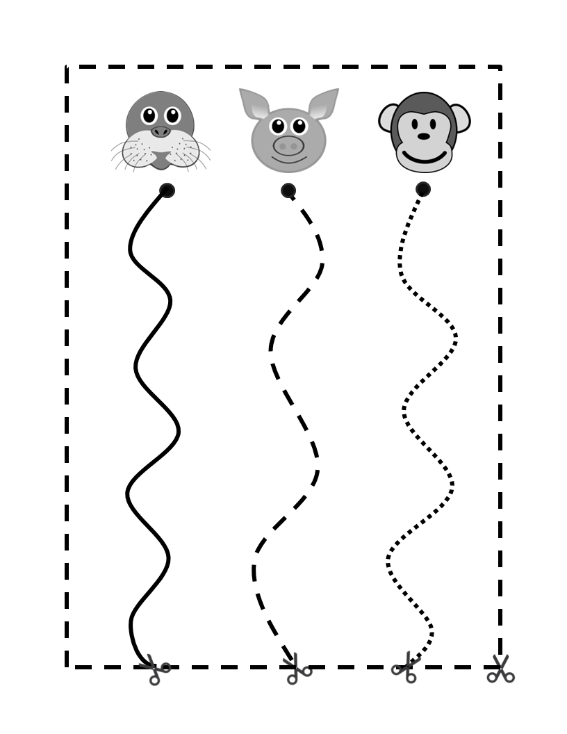 Scissor Activity Book for 3-5 Year Olds