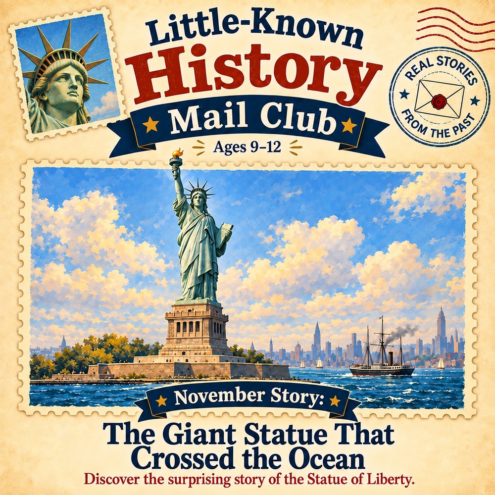 Little-Known History Mail CLUB Ages 9-12 SUBSCRIPTION