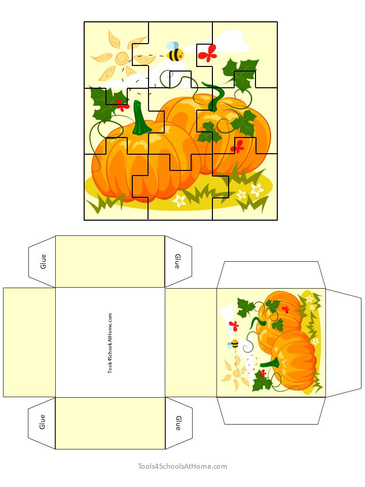 Vegetable Jigsaw Puzzles & Crafts