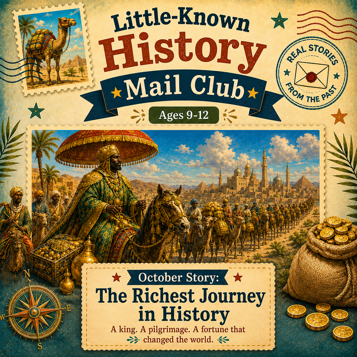 Little-Known History Mail CLUB Ages 9-12 SUBSCRIPTION